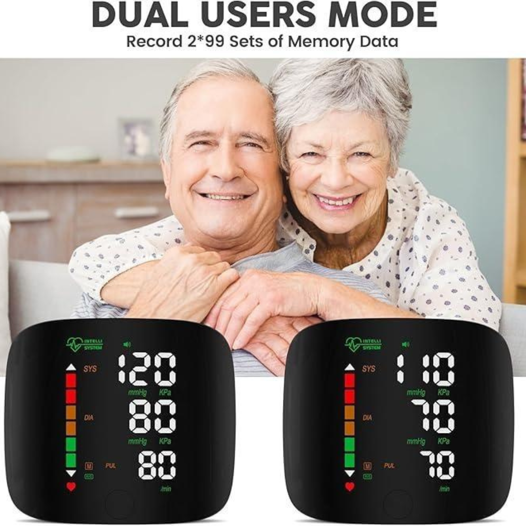 Wrist Blood Pressure Monitor Led Display & Touch Screen